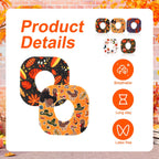 40pcs Glucose Sensor Patches for Dexcom G7, Waterproof Non-Woven Fabric CGM Overpatches Thanksgiving Style Adhesive Sensor Stick