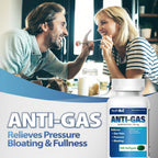 HealthA2Z Gas Relief Simethicone | 125mg | Relieves from Stomach Discomfort and Gas | Anti Flatulence | Relieves Gas Fast and Bl
