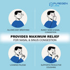 Puregen Labs Nasal Decongestant PE 3 Pack - 300 Tablets Total | Phenylephrine HCl 10 mg | Maximum Strength | Non Drowsy Nasal &