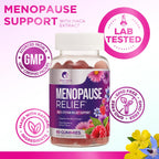 Menopause Supplement for Women - Complete Multi-Benefit Menopause Relief Gummy for Mild Hot Flashes & Night Sweats, Natural Bala