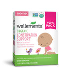 wellements Organic Baby Constipation Support Relieves Occasional Constipation for Infants & Toddlers, No Harsh Laxatives, USDA C