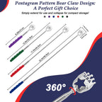 HOFASON Christmas Gifts for Men Women, USA Back Scratcher 6 Pack, Stocking Stuffers for Men Women Kids Teen, White Elephant Gift