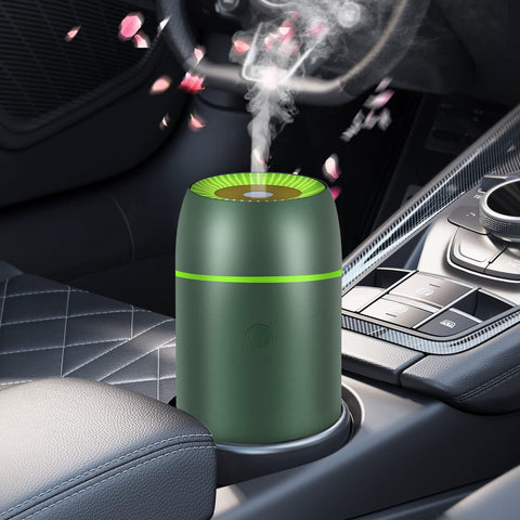 Car Diffuser for Essential Oils Portable Mini Ultrasonic Mist Humidifier 100ml USB Aromatherapy Diffuser Freshener with Colorful