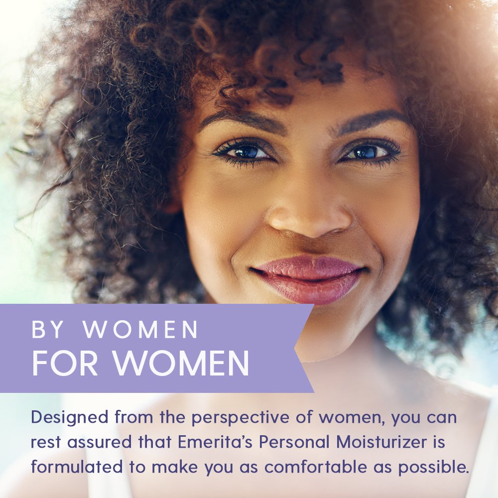 Emerita Personal Moisturizer with Aloe and Vitamin E, 4-Ounce Bottles (Pack of 2)