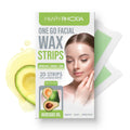 Hilary Rhoda Women One Go Facial Wax Strips | Avocado Oil Extract | ReadyToUse For Upper Lip, Chin & Cheeks | Hair Removal Str