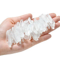 Top Plaza 0.44lb Bulk Irregular Shape Rough Clear Quartz Crystal Points 0.78-1.57'' Raw Natural Stones for Decor Reiki Crystal H