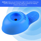 EziDrops Eye Drop Dispenser for Elderly - Suitable for All Ages - Easy-to-Use Eye Dropper Dispenser for Wide/Flat Head Bottles -