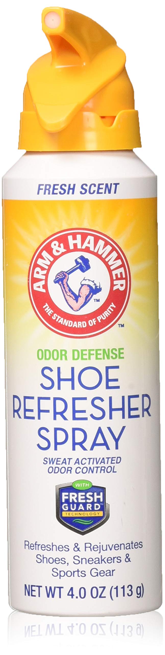 Arm & Hammer Odor Defense Shoe Refresher Spray, Fresh Scent, 4 Oz (Pack Of 2)