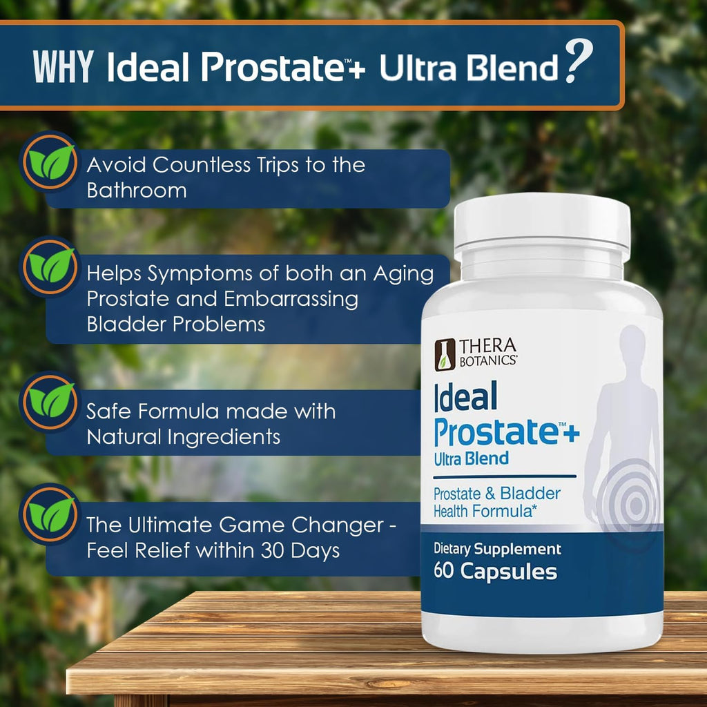 Ideal Prostate Plus Ultra Men's Prostate & Bladder Support, 120 Capsules