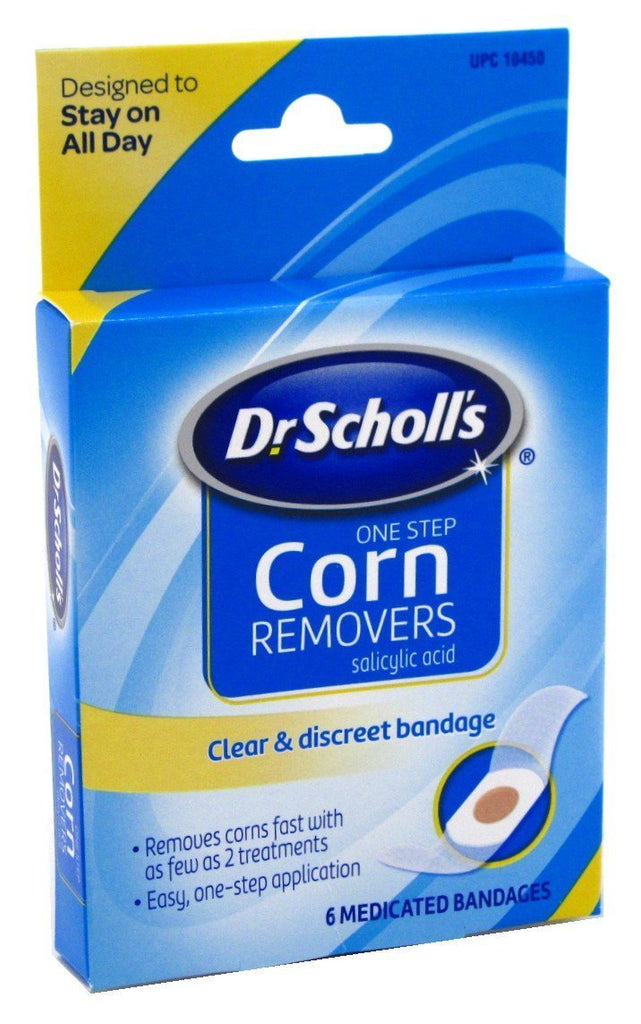 Dr. Scholls Corn Remover One Step Maximum Strength ,6 Count (Pack of 2)