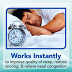 Instaclear Extra-Strength Nasal Breathing Strips Clear 50 ct | Works Instantly, Nasal Congestion Relief, Stops Snoring, Cold & A