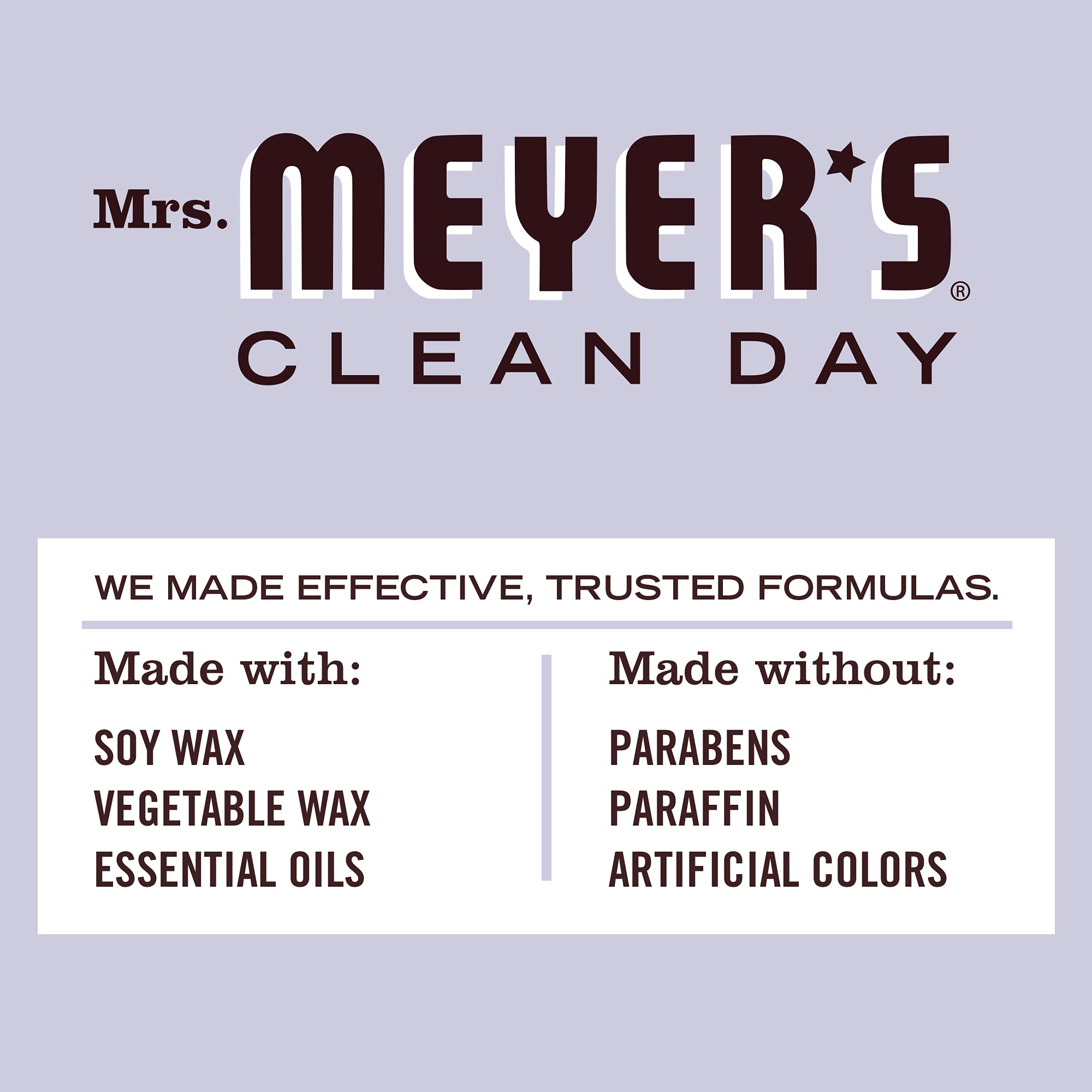 MRS. MEYER'S CLEAN DAY Soy Candle Lavender, 7.2 OZ
