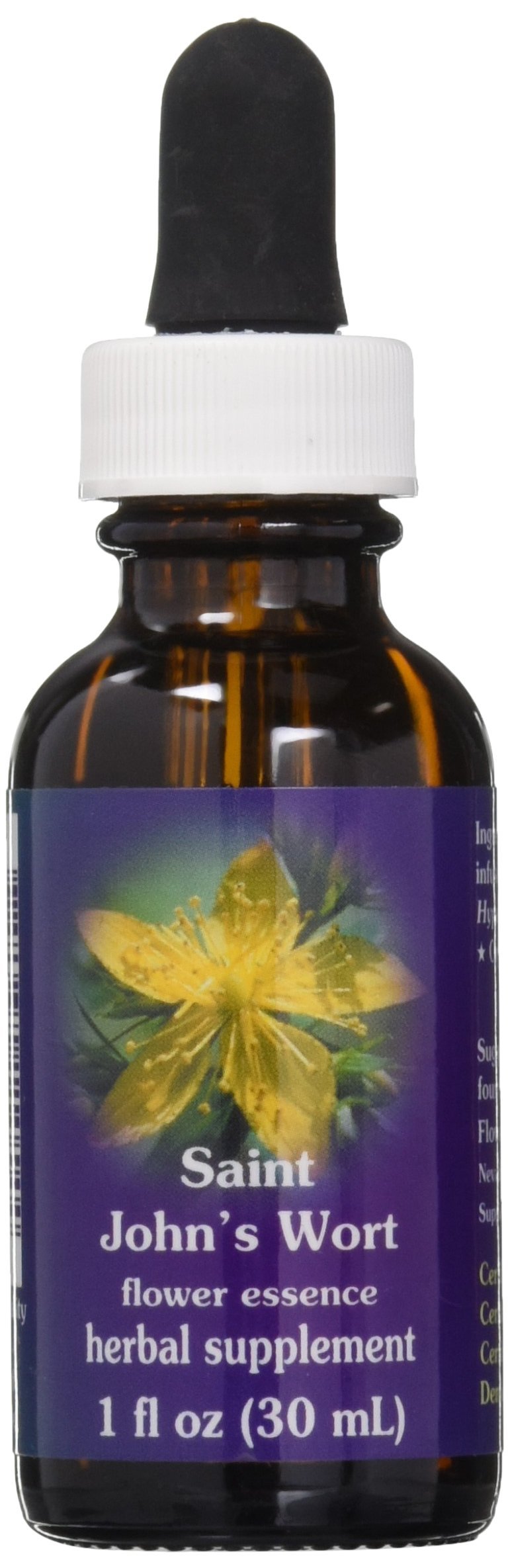 Flower Essence Services Dropper Herbal Supplements, Saint Johns Wort, 1 Ounce