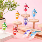 Sacubee 24 Pack Fruit Scented Hand Sanitizers Keychain Gift Mini Hand Sanitizer Bulk 1 oz Travel Size Sanitizer Keychain Gift Se