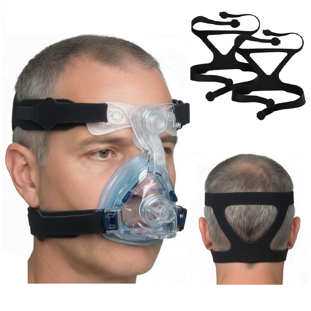 Organic Deal Universal CPAP Headgear Strap 2 Pack - Replacement for Philips Respironics Headgear & ResMed CPAP Supplies - CPAP M