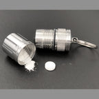 MEECN Pill Crusher & Cases, Medicine to Fine Powder, Stainless Steel Crushes Pills, Waterproof (Vitamin Crusher)