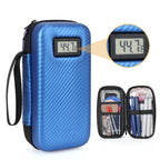 LengKe Insulin Cooler Travel Case with 2 TSA Approved Gel Ice Pack, Temperature Display Refrigerated Medicine Travel Case for In
