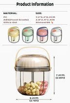 MURRI&MURRDI Pill Organizer with 4 Compartments, Travel Pill Box Portable Pill Case Anti-Mixing & Wide Opening, Compact Pill Con