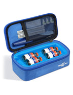 sarlar Insulin Vial Cooler Travel Case with TSA Approved Ice Brick, Diabetic Medication Insulated Cooling Bag for Insulin Pen an