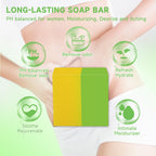 3 PCS Yoni Soap Bars for Women pH Balance, Natural Yoni Bar Soap Yoni Wash for Vaginal Moisturizing Eliminates Odor Body Wash So
