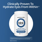 Blink NutriTears Clinically Proven Supplement for Dry Eyes, 50 Softgels, Eye Care Supplement to Hydrate Eyes from Within for Lon