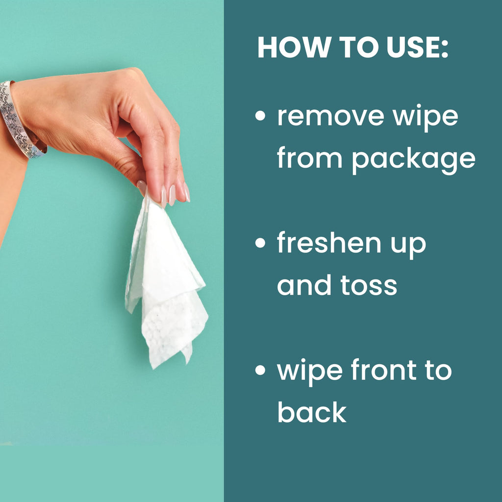 pH-D Feminine Health Support - Boric Acid Wipes - Holistic Body Wipes - Travel Friendly, pH-Balanced, Paraben-Free, and Made wit