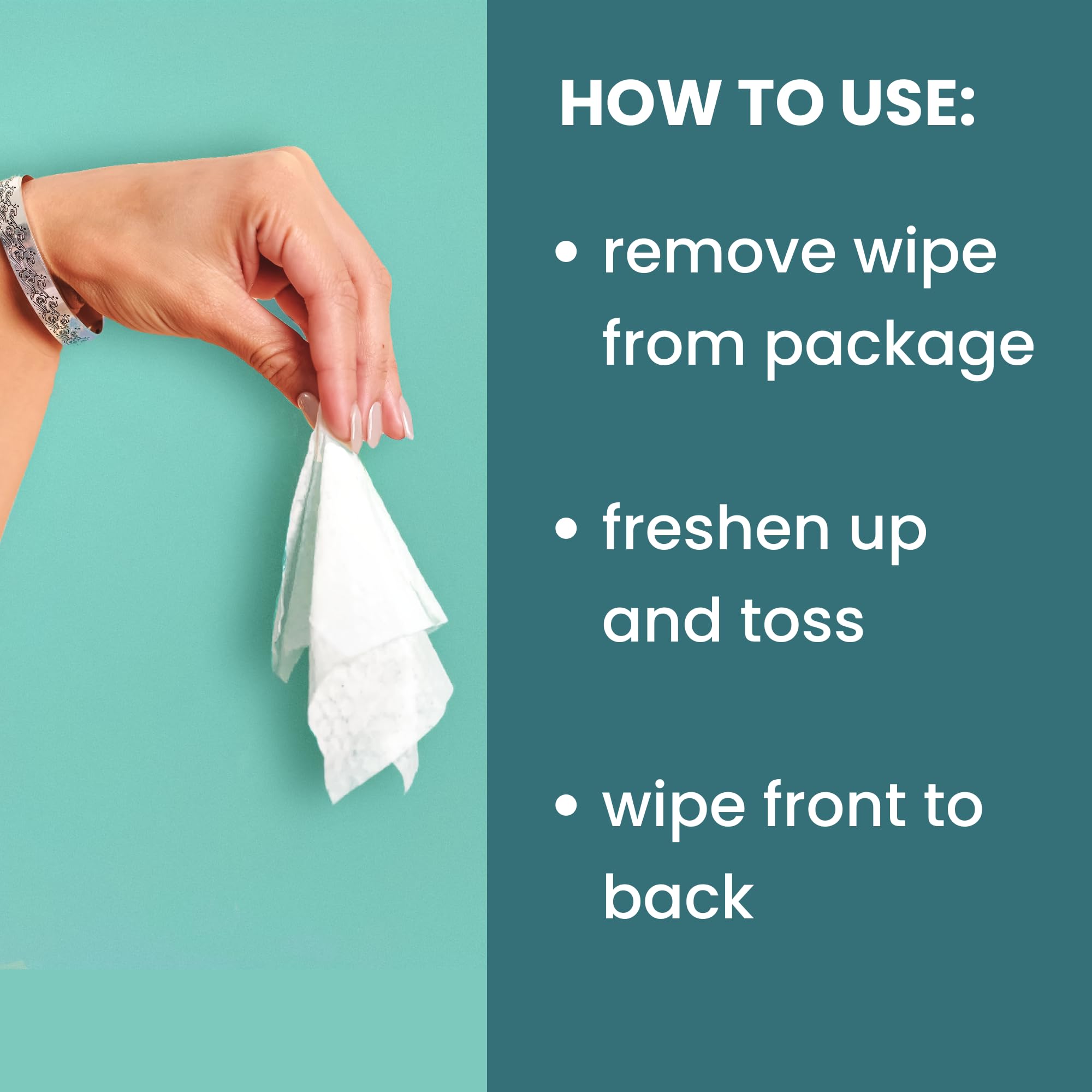 pH-D Feminine Health Support - Boric Acid Wipes - Holistic Body Wipes - Travel Friendly, pH-Balanced, Paraben-Free, and Made wit