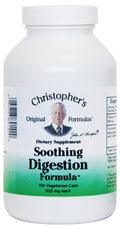 Christopher s Soothing Digestion -- 600 mg - 180 Vegetarian Capsules