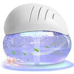 Air freshener (White) - for home, bedroom and office - Essential oil aroma diffuser with LED coloured night light with soothing 