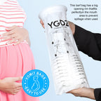YGDZ Vomit Bags, 15 Pack Vomit Bags Disposable, 1000ml Barf Bags, Leak Resistant Throw Up, Portable Emesis Bags Puke Nausea Bags