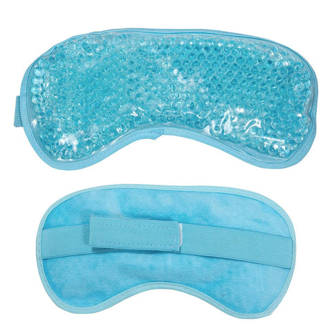 Cooling Eye Mask Reusable Gel Eye Mask for Puffy Eyes,Ice Eye Mask Cold Eye Mask Frozen with Plush Backing for Headache,Migrain,