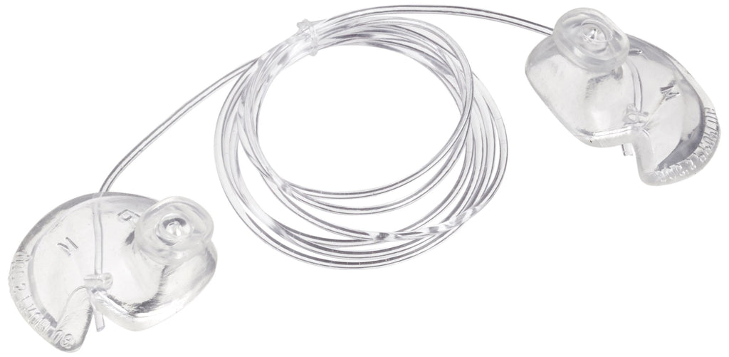 Docs Pro Plugs DFFL5 Medium Vented Pro Ear Plugs with Leash, Clear