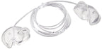 Docs Pro Plugs DFFL5 Medium Vented Pro Ear Plugs with Leash, Clear