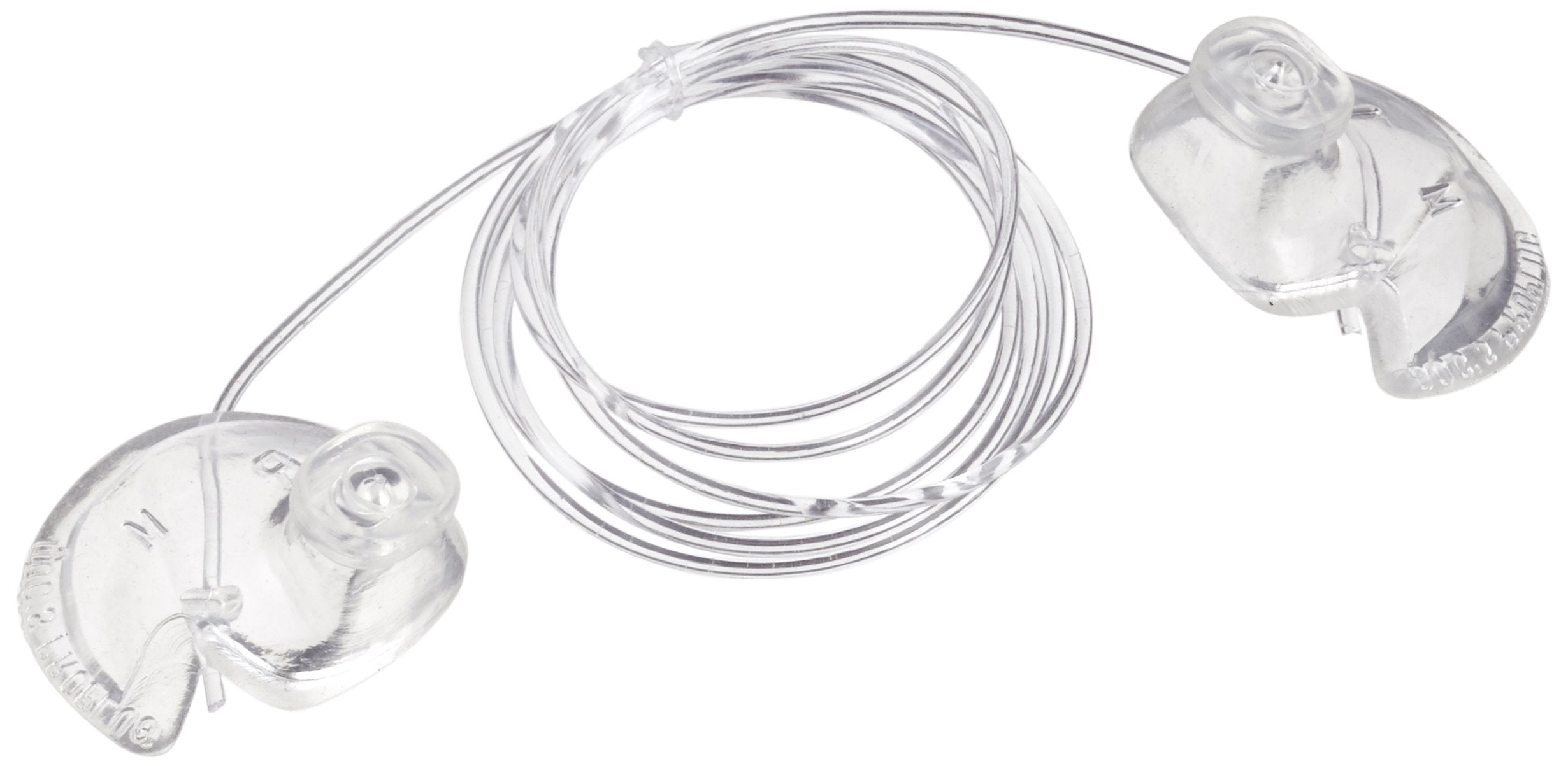 Docs Pro Plugs DFFL5 Medium Vented Pro Ear Plugs with Leash, Clear