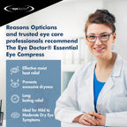 The Eye Doctor Hot Compress for Eye - Helps Dry Eye & Blepharitis - Reusable Eye Mask - Heated Eye Mask for Dry Eyes - Warm Comp