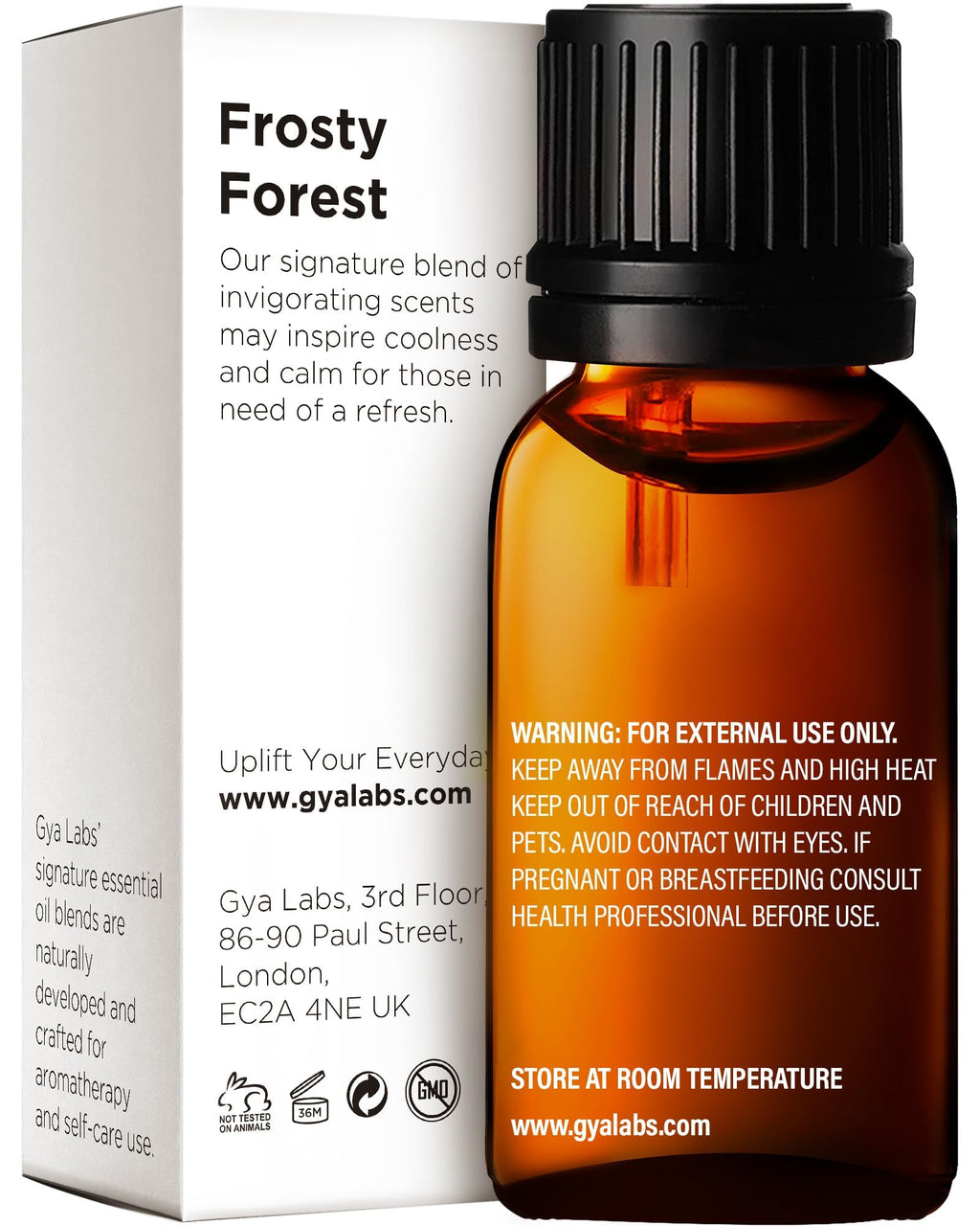 Gya Labs Frosty Forest Essential Oil Blend - Revitalizing & Invigorating (0.34 Fl Oz)