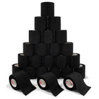 [24Pack 2 x5 Yards] Carbou-Self Adhesive Bandages Sports Wrap, Athletic Elastic Cohesive Bandage for Sports, Injuries, Treatment