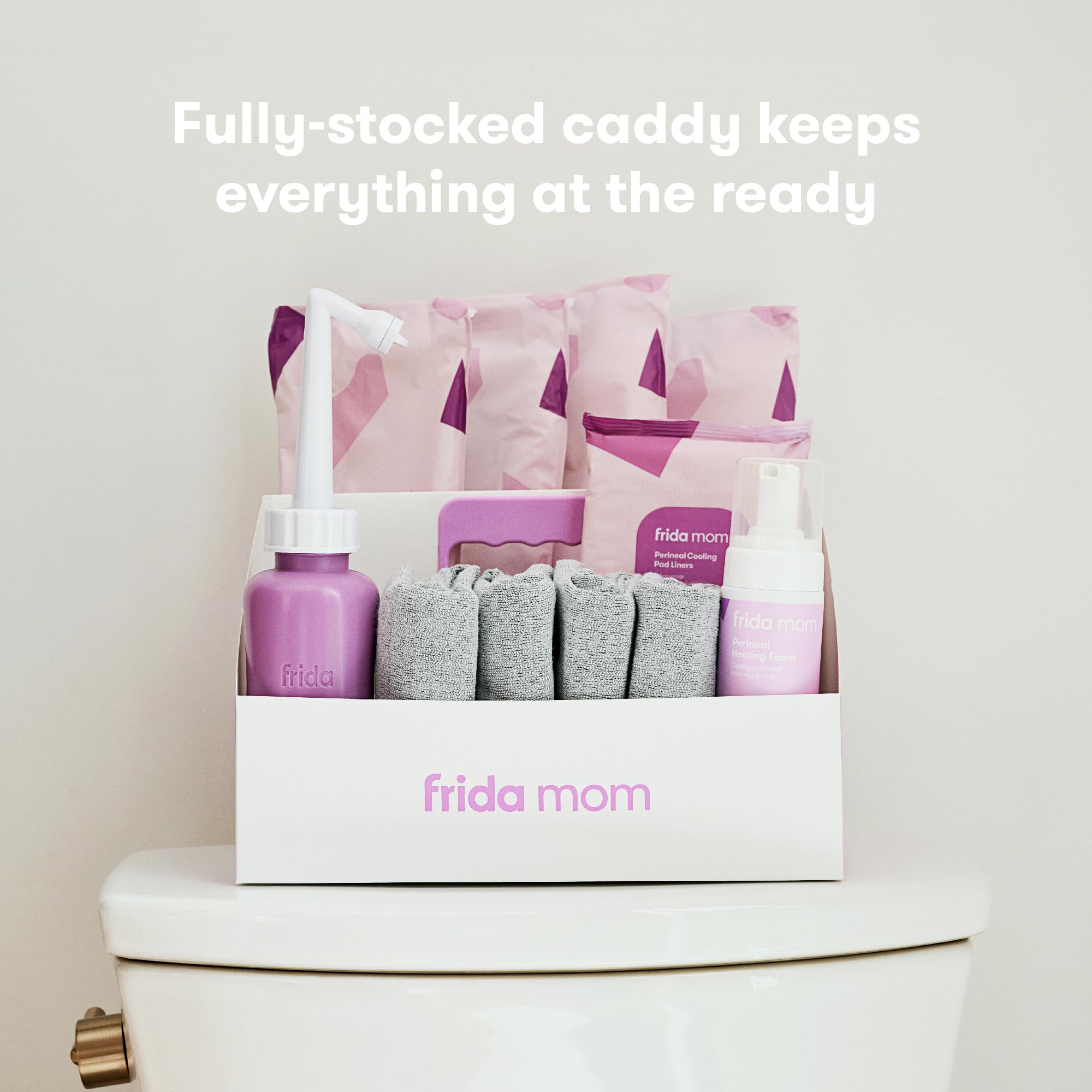 Frida Mom Labor, Delivery, & Postpartum Kit, Baby Shower Gifts, Socks, Peri Bottle, Nursing Gown, Disposable Underwear, Ice Maxi