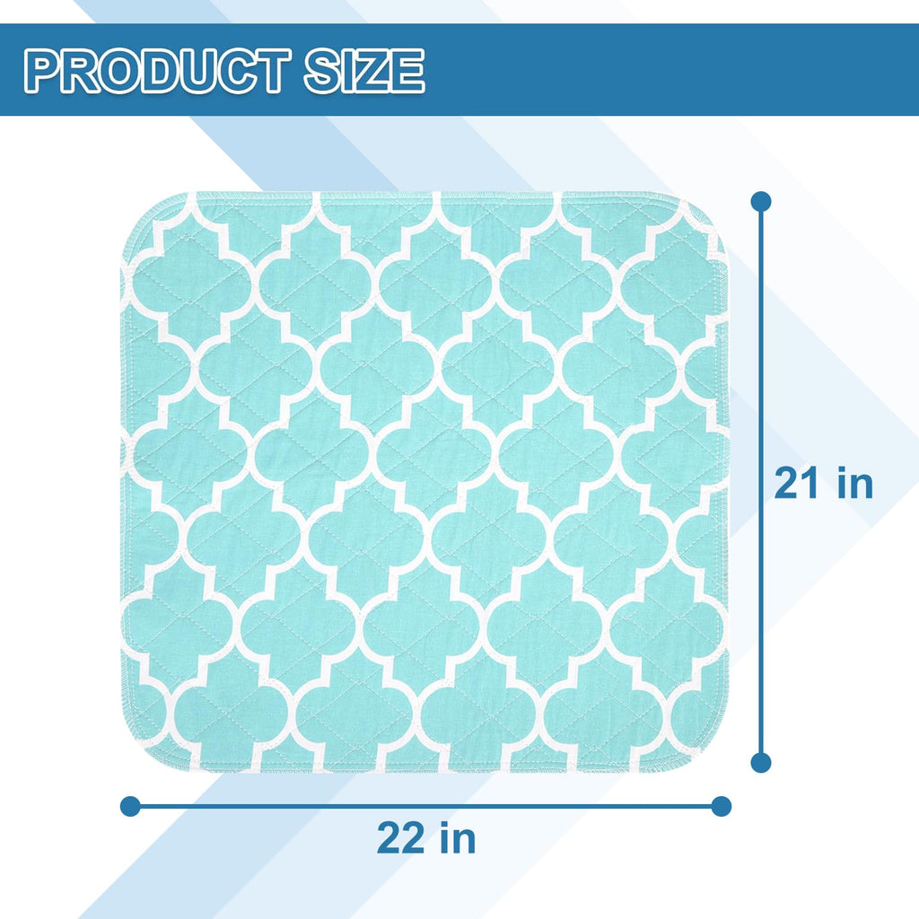 OUTCREATOR 2Pack Bed Pads for Incontinence Mattress Protector Anti-Slip Waterproof Pads (21 x 22) for Toddlers Kids Adults Pets