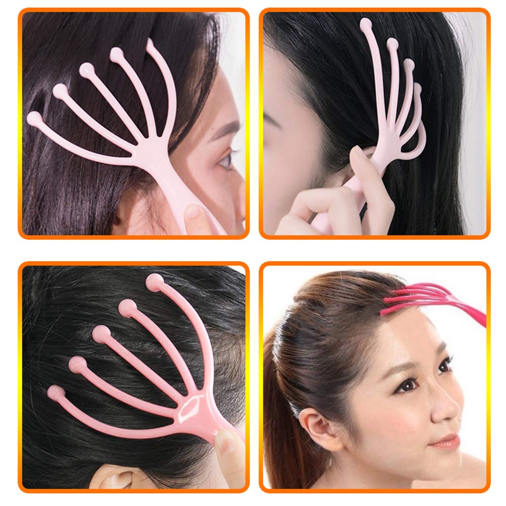 Ryoma Scalp Massager, Protable Hand Held SPA Head Massager for Deep Relaxation & Stress Reduction in The Office Home SPA Father