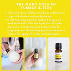 Tumble & Tidy Essential Oil Blend 30mL by Revive Essential Oils - 100% Pure Therapeutic Grade, for Diffuser, Humidifier, Massage