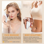MASIKETEC Body Sculpting Machine, Professional Cordless Handheld Massager Electric Cupping Therapy Massager - for Belly, Waist,
