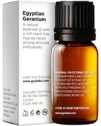 Gya Labs Egyptian Geranium Essential Oil for Diffuser - 0.34 Fl Oz - 100% Pure Natural Aromatherapy Geranium Oil for Skin, Hair