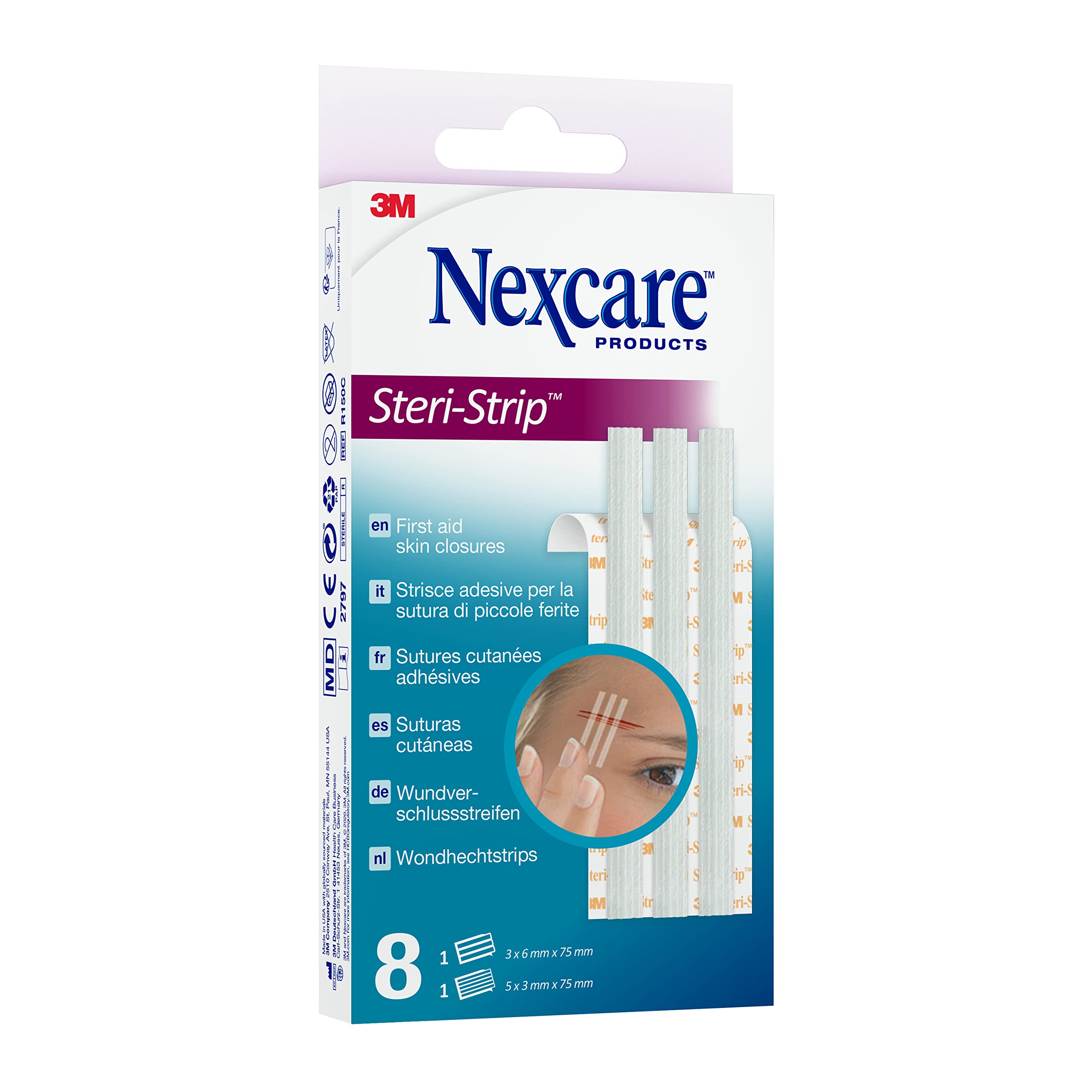 Nexcare Steri Strips, Pack of 8