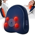 JZBRAIN Shiatsu Back and Neck Massager with Heat - Deep Kneading Massage Pillow for Relaxation - Corded Design for Full Body Use