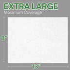 Adult Wipes Extra Large Scented - Skin-Friendly Incontinence Wet Wipes for Adults & Elderly No-Rinse Disposable Washcloths - 8x1