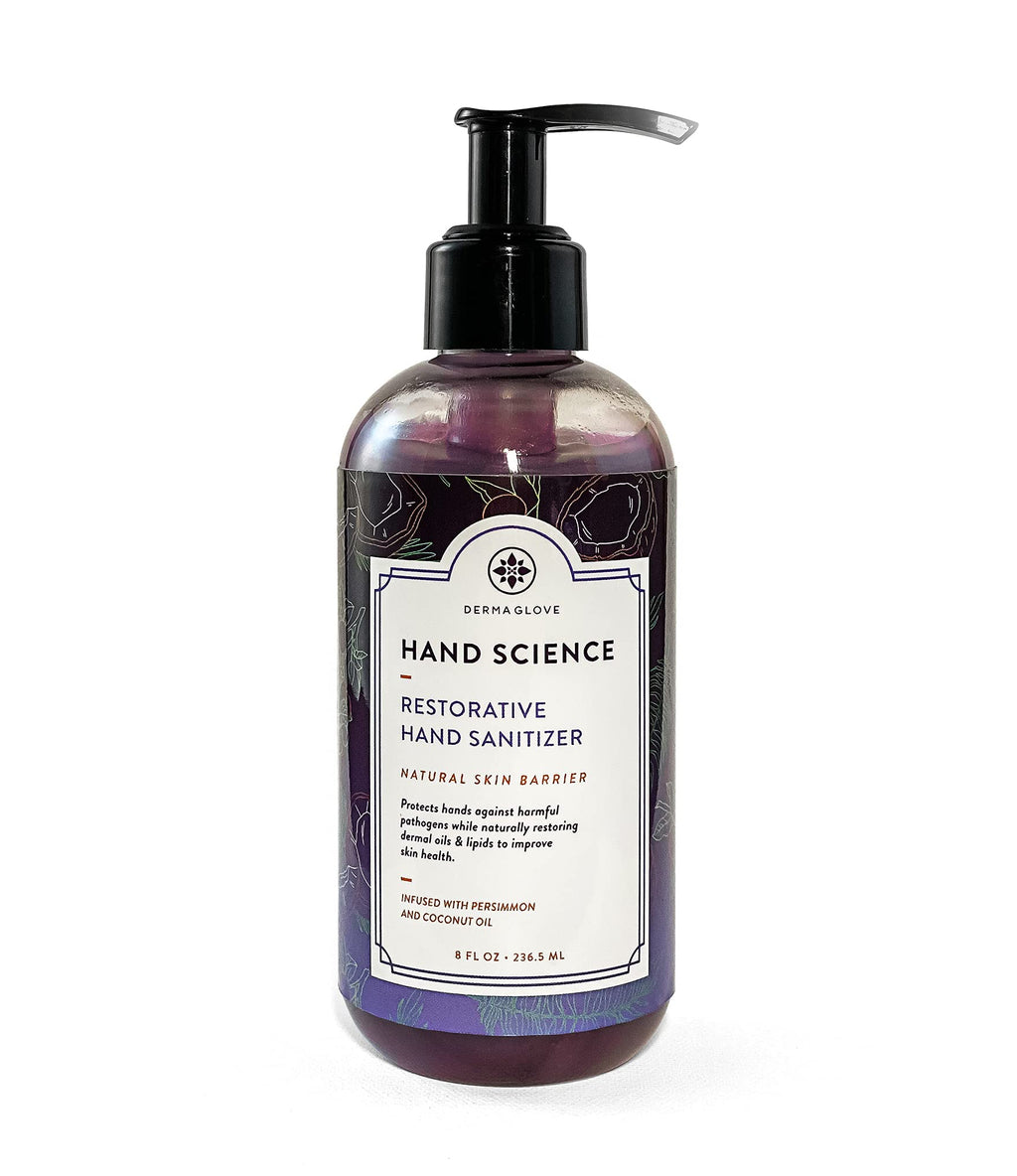 DERMAGLOVE HAND SCIENCE - Moisturizing Gel Sanitizer That Sanitizes and Protects Skin - Formulated With Vitamins A, C & E- Natur