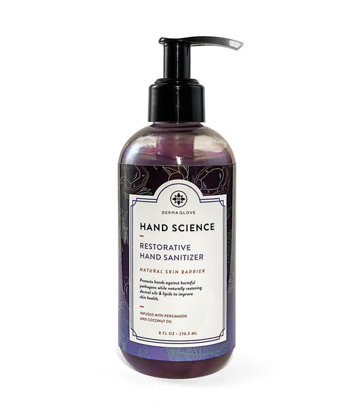 DERMAGLOVE HAND SCIENCE - Moisturizing Gel Sanitizer That Sanitizes and Protects Skin - Formulated With Vitamins A, C & E- Natur