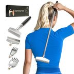 Snowyee Oversized Back Scratcher Detachable Backscratchers Extendable with Extra Large Wide Variety Heads for Women Men for Scra
