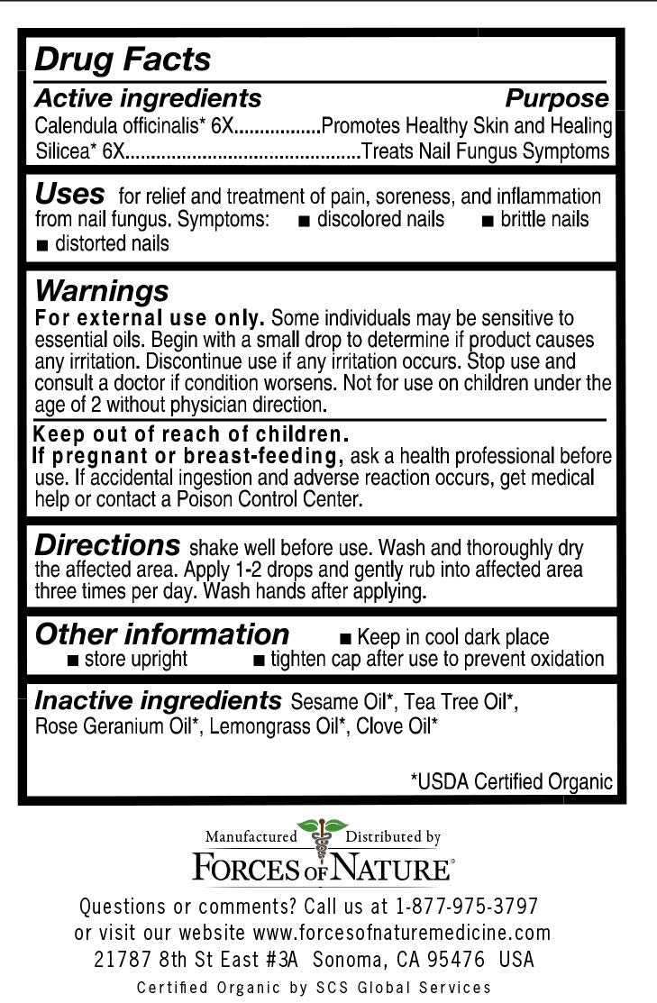 Forces of Nature -Natural, Organic Nail Fungus Treatment (11ml) Non GMO, No Harmful Chemicals, Nontoxic -Fight Damaged, Cracked,